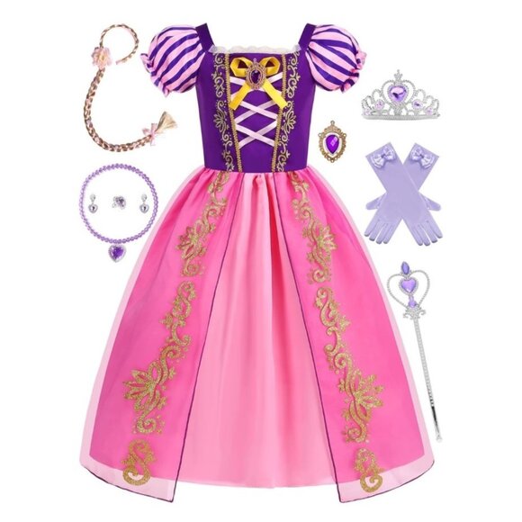 Snow White Princess costume Light up Princess Dress Girls Size 4-6Yrs - Picture 1 of 12